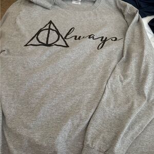 Gray Graphic Men's Sweater